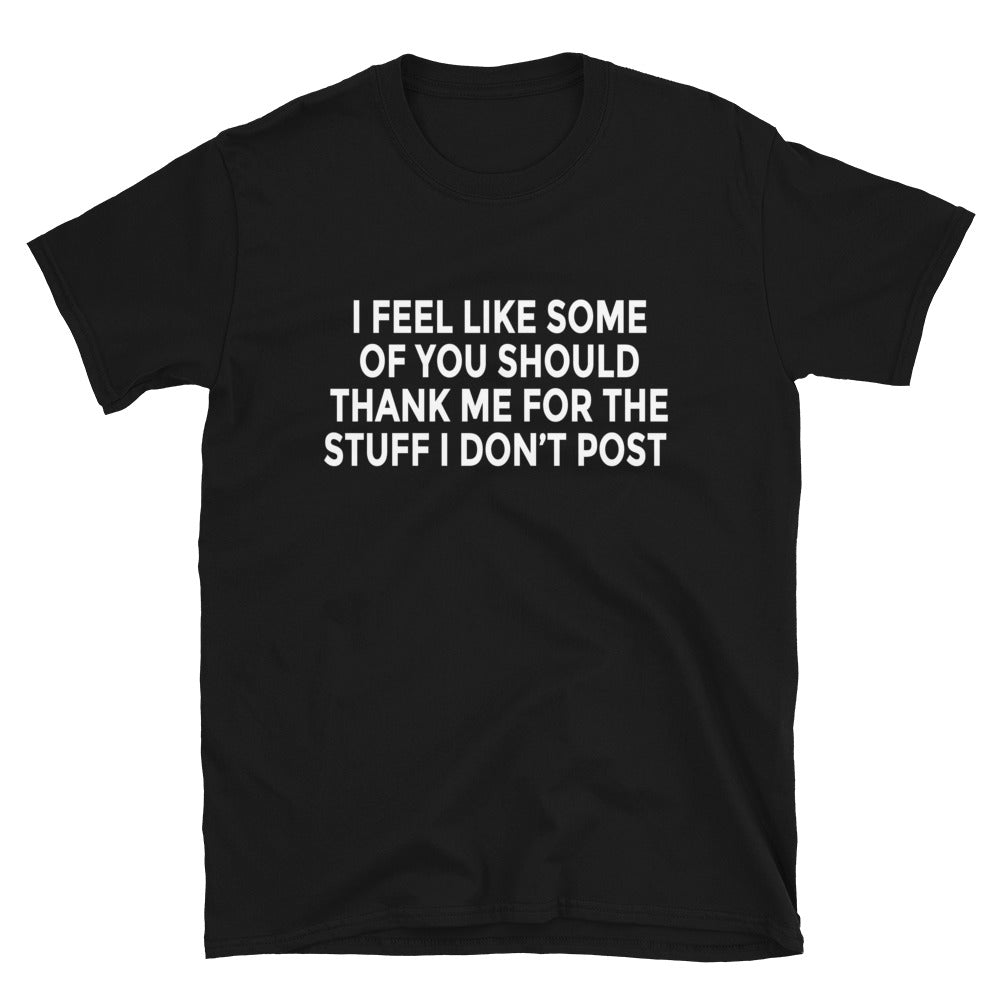 Stuff I Don't Post T-Shirt